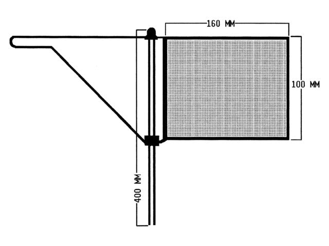 Talamex, Vindfane stor, Optimal navigation (1 stk)