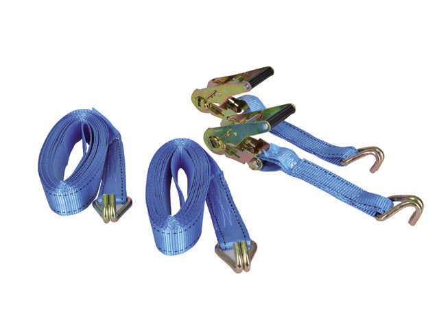 Talamex, Strop med skralde og J-krog, 6,0 M, 960 kg BL - TUV/GS godkendt – Størrelse: 28mm