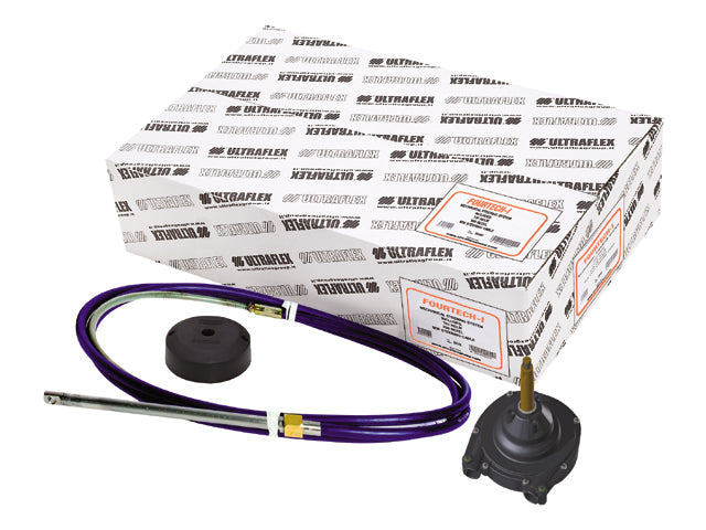 Ultraflex, Firetech Kit T91 med Monteringsplade X34 og Styrekabel M90 – Størrelse: 14" 4,27 M