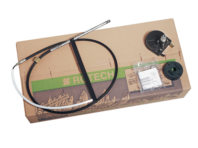 Ultraflex, Rotech IV Kit, Styresystemer og Monteringsplade, Sort – Størrelse: 3,36 M