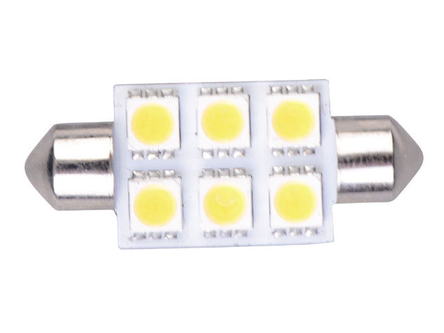 Talamex, S-LED 6 Festoons 10-30V 100 Lumen – Størrelse: 37mm