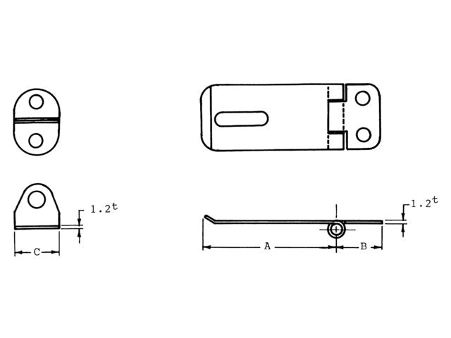 Talamex, Rustfri HASP AISI 304 - Poleret Turn Model