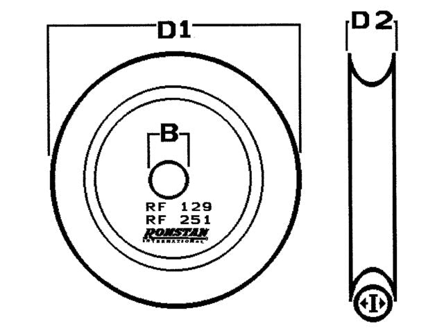 Ronstan, Rf129 Rebskive 29 mm Delrin (1 stk)