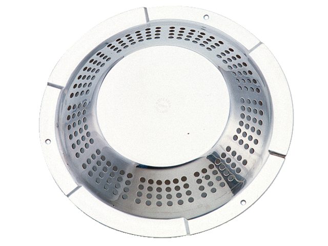 Rvs dekventilator 125mm