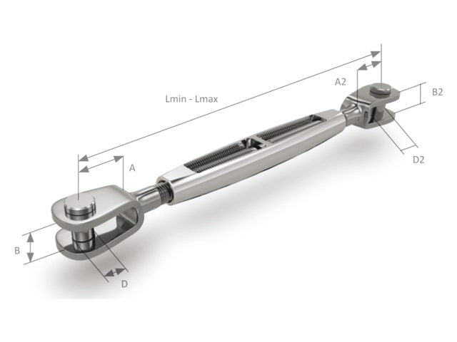 Spanner gaffel-gaffel 3/8 brons