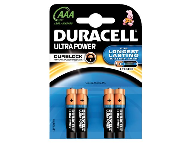 #Batterij ultra MX2400. AAA. 4-pack