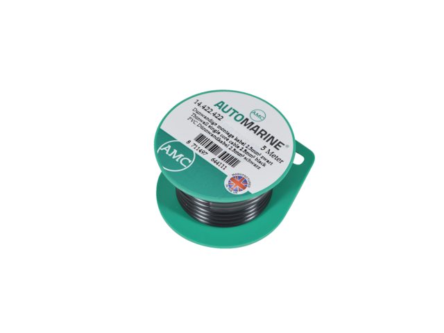 Dunwandige montage kabel 1.5mm² zwart (10m) (14422402)