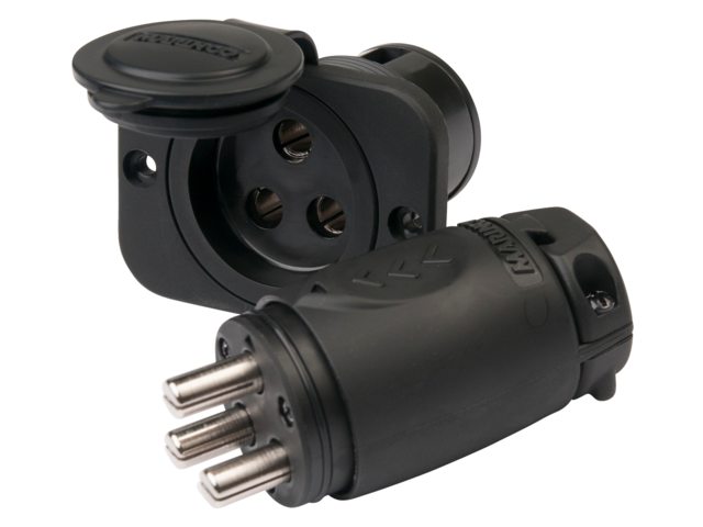 NauticPro.dk | Marinco, 70A Trollingmotor Stik og Holder, 12V-48V, 12mm²