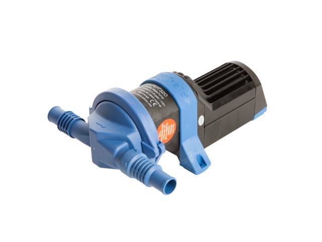 NauticPro.dk | Whale, BP2054B Pumpe Gulper 320, 24 V - Selvansugende, 19 mm & 25 mm slange