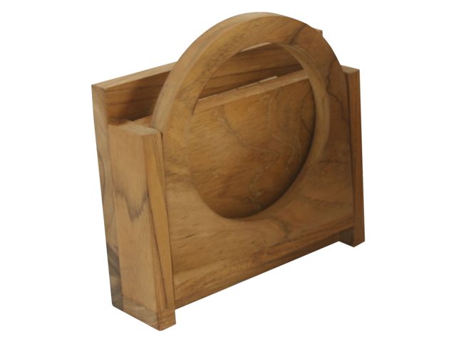 NauticPro.dk | Eude, Sammenfoldelig kopholder i teak, 11,7 x 13 x 11 cm, 1 stk