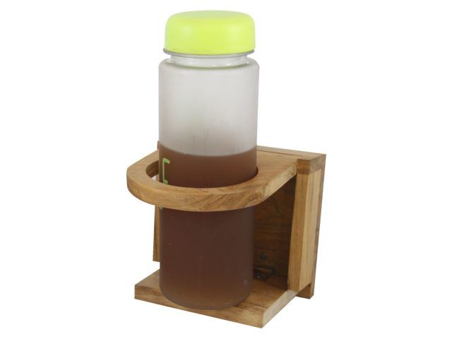 Eude, Foldbar Kopholder Teak, 13,5x15,5x11cm (1 stk)
