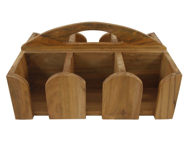 NauticPro.dk | Eude, Teak Krus/Kopholder med Hank, 6 stk, 29,5 x 22 x 15 cm (1stk)