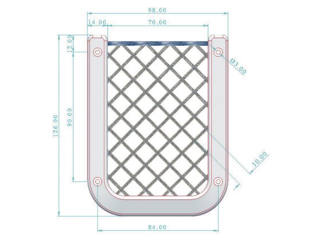 NauticPro.dk | Talamex, Mobil- og PDA-holder net, 1 stk, universel kompatibilitet