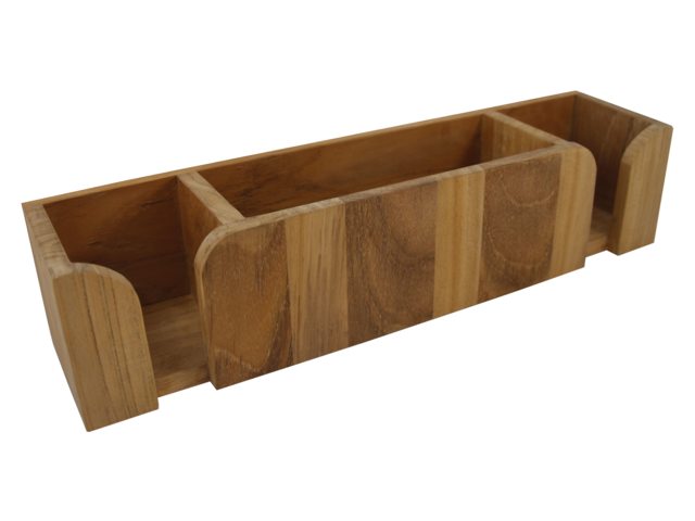 NauticPro.dk | Eude, Teak Krus/kopholder med opbevaringsstativ, 40 x 10 x 9 cm, 1 stk