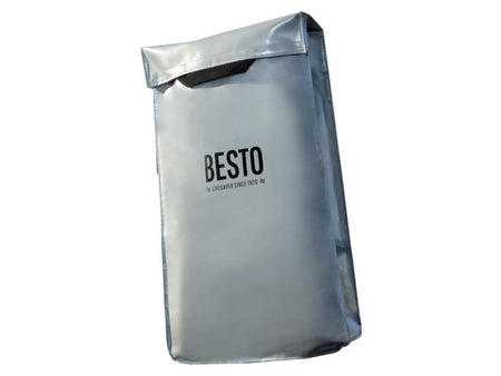 NauticPro.dk | Besto, Redningssystem Wipe-Clean, Mand-over-bord sæt med 40m flydeline, 50N, Grå, 1stk, 48cm x 32cm x 15cm