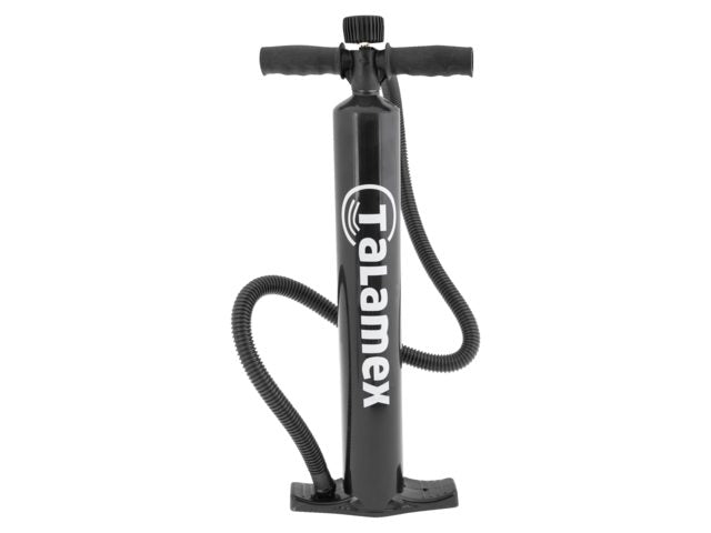 NauticPro.dk | Talamex, SUP-håndpumpe med manometer, 2200cc, 1,8bar/27,5PSI, legert skaft, bajonetadapter, 8x22x60cm, 1,1kg