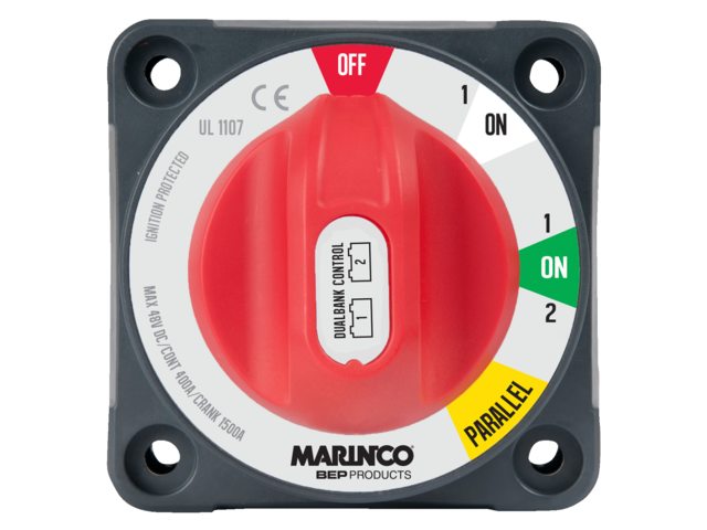 Accuschakelaar dual control op- & inbouw