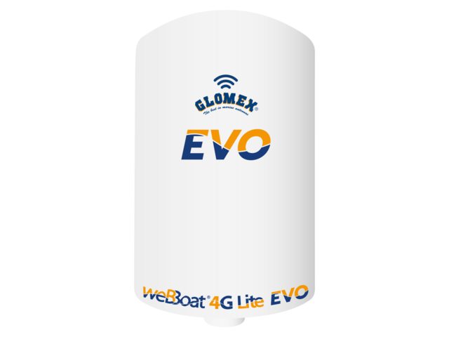NauticPro.dk | Glomex, Webboat 4G Lite Evo, 15 miles rækkevidde, 24 enheder, 4G/3G/Wi-Fi-router