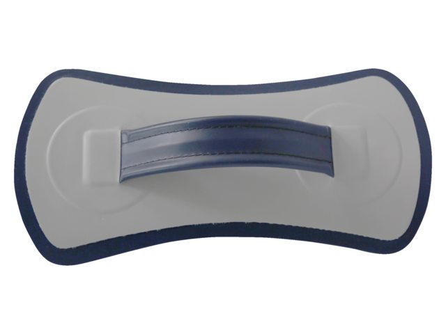 Zachte handgreep Silverline licht-grijs/blauw
