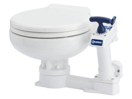 NauticPro.dk | Talamex, Superkompakt Toilet med Turn2Lock, Inkl. Sæde og Soft Close, 589081