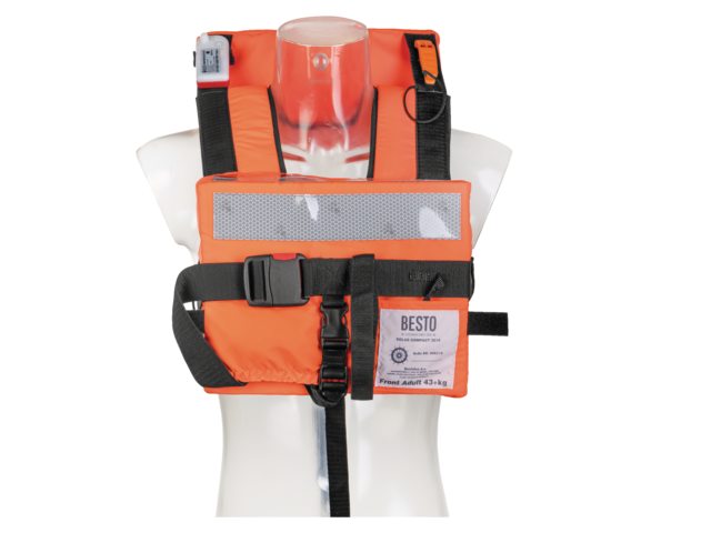 Besto Solas compact adult 43+ kg orange backstrap + crotch