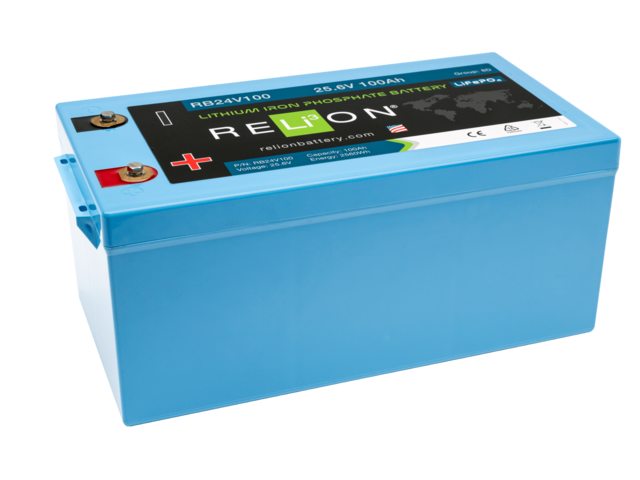 NauticPro.dk | RELiON, Lithium Batteri LiFePO4 25,6V 100Ah