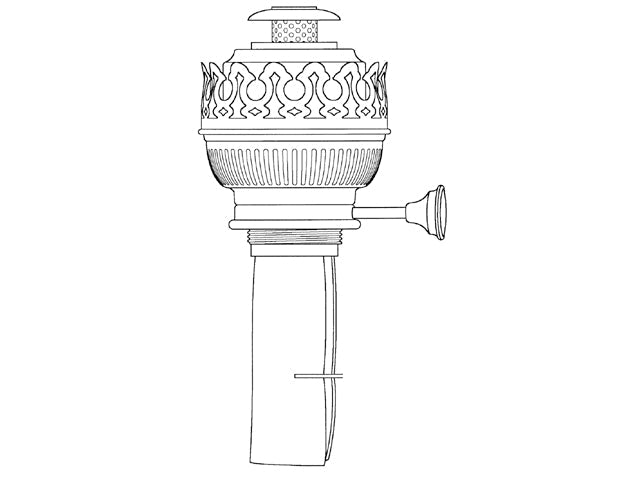 NauticPro.dk | DHR, Mock Burner Br 20D, Gevind Ø 39,4 mm, Galleri Ø 65 mm