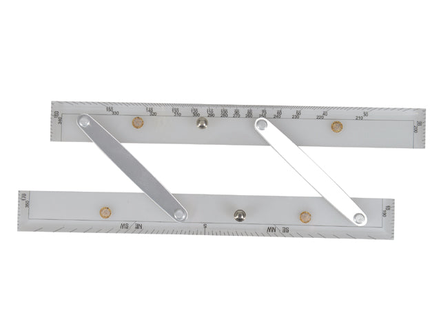 Talamex, Akryllineal med Facet, Slidbeskyttet, 123456 – Størrelse: 30cm