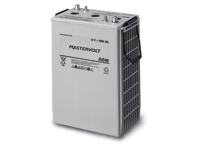 NauticPro.dk | Mastervolt, AGM 6/400 Ah Batteri, vedligeholdelsesfri, 12/24/48V