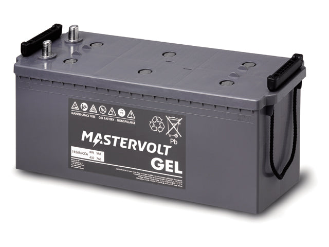 NauticPro.dk | Mastervolt, Gel-batteri Mvg 12/140 Ah, 12V - vedligeholdelsesfri, lang levetid, hurtig genopladning