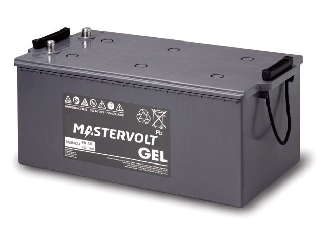 NauticPro.dk | Mastervolt, Gel-batteri Mvg 12/200 Ah, Vedligeholdelsesfri, 12V - 24V