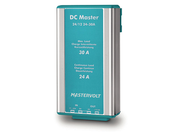 NauticPro.dk | Mastervolt, DC Master 24/12-24A, 1 stk., til 12V og 24V batterisystemer, kompakt, nem installation