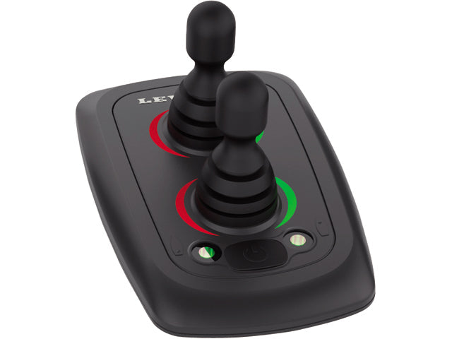 NauticPro.dk | Lewmar, Dobbelt Joystick til Bovpropel med LED-display, Støv- og Fugtforseglet, Aftageligt Cover, 589267