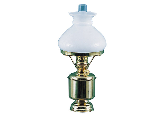 NauticPro.dk | DHR, 8817O/O Bordlampe - Messing med Opalglas, Paraffin/Electricitet