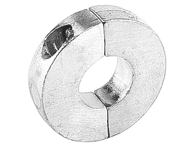 Talamex, Akselanode smal, Aluminium med Rustfri Bolt, 20-30mm – Størrelse: 20mm - Udv. Ø60mm - H 15mm - 120g
