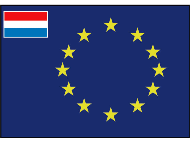 Talamex, Lærredstryk med Hollandsk Flag, 20x30 cm – Størrelse: 50X75