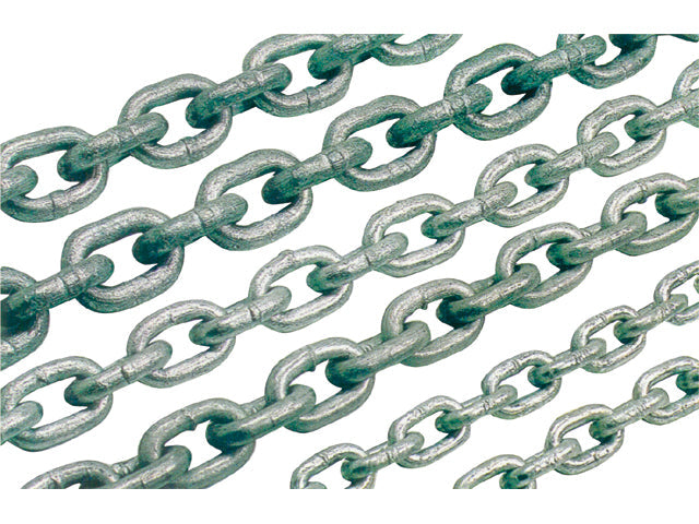 Talamex, Galvaniseret Ankerkæde DIN766, 5M – Størrelse: 6mm / Variant: 6MM 5M