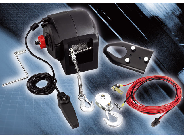 NauticPro.dk | Talamex, Elektrisk Spil WT-760 12V, 2700kg, Vejrmodstandsdygtigt plasthus, Galvaniseret grundramme, Patenteret kabelguidesystem, 9m kabel med fjernbetjening