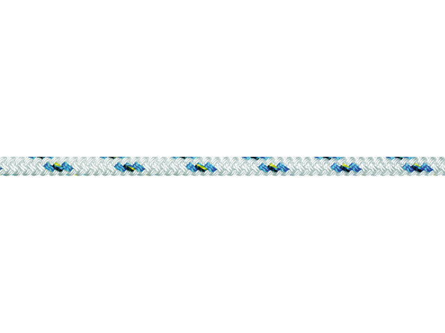 Talamex by Liros, Tiptolest Allround, Hvid/Blå, 16-strenget Polyester, 40 fod – Størrelse: 8mm, 200 Meter