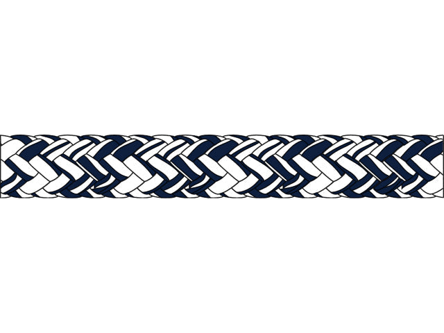 Talamex, Magic Skøde Marineblå, 16-flet, Polyester/Polypropylen – Størrelse: 7mm, 100 Meter