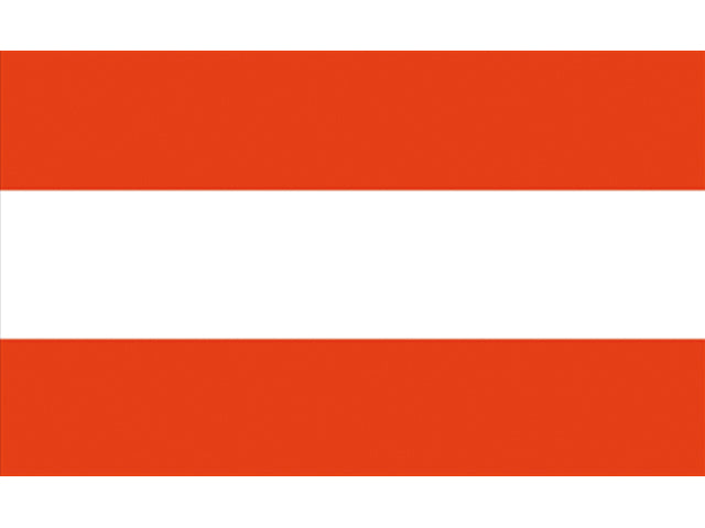 Talamex, Østrig Flag, 20x30cm – Størrelse: 50X75