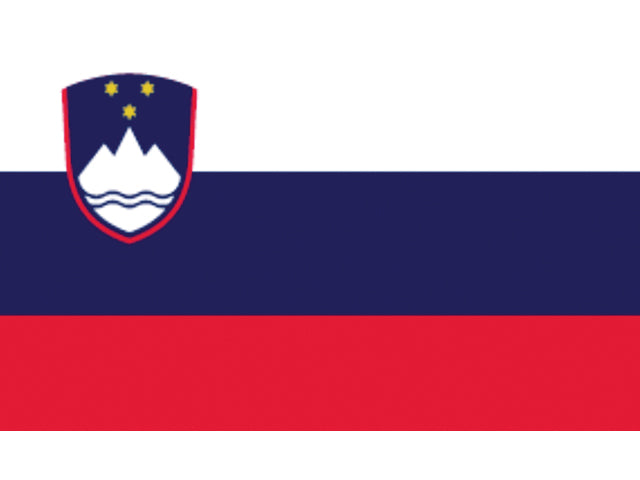 Talamex, Sloveniensk Flag 20x30cm, 100% Polyester – Størrelse: 30X45