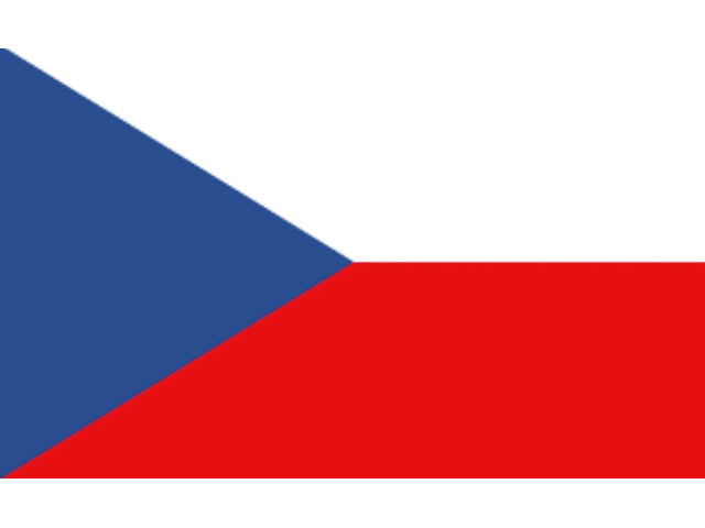 Talamex, Maritimt Tjekkiet Flag 20x30cm – Størrelse: 30X45