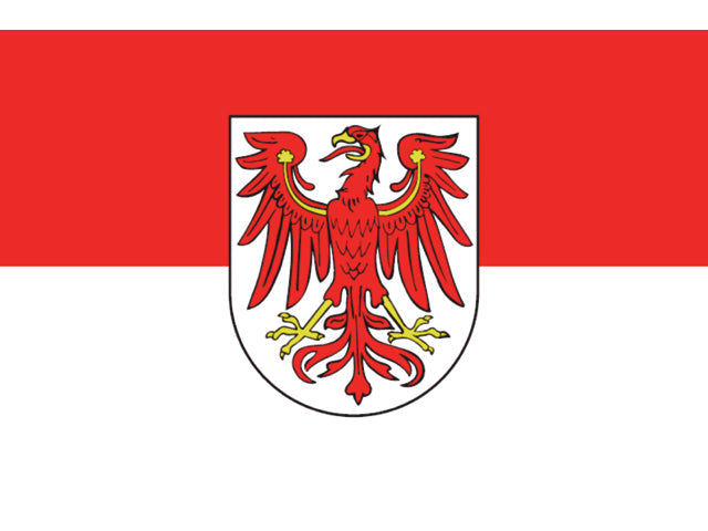 Talamex, Brandenburg Flag 20x30cm, 123456 – Størrelse: 30X45