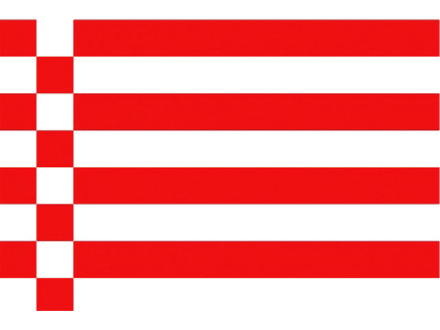 Talamex, BREMEN Flag 20x30 cm, Ikonisk design – Størrelse: 30X45