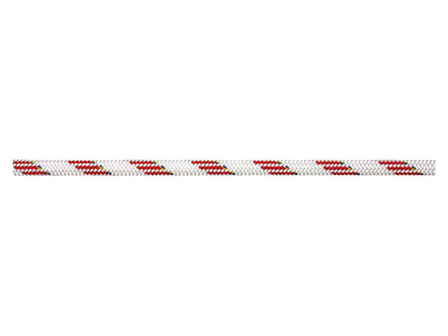 Talamex, Dynamisk Fald Rød/Hvid, 100 % Dyneema® SK78, 3% Stræk, Ekstrem Brudstyrke – Størrelse: 8mm