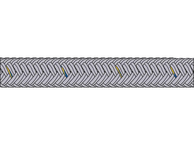 Talamex, Anti Torsion Evo, 1% stræk, Aramidkerne, Sort – Størrelse: 11mm