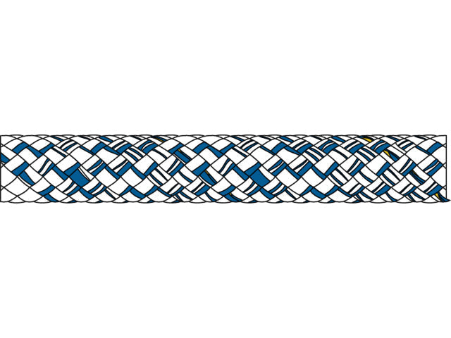 Talamex by Liros, Topgrip Blå, 100% Polyester, 1:1 Flettet, 15m, 589081 – Størrelse: 8mm