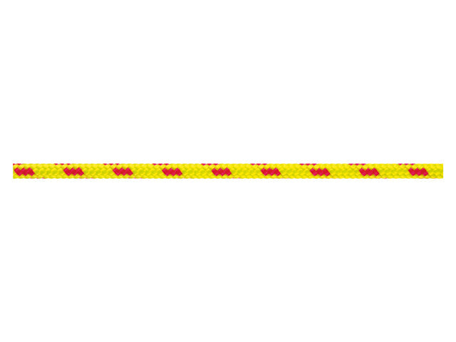 Talamex by Liros, Flettet Trimliner Gul/Rosa, 100% Polyester, < 5% stræk – Størrelse: 5mm, 100 Meter