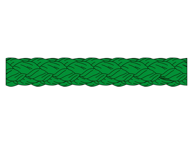 Talamex by Liros, Slipstream Skøde Grøn, Flettet Polypropylen, 12mm – Størrelse: 1,5mm, 100 Meter